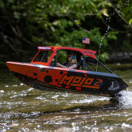 Pro Boat 1/6 24" Jetstream Brushless Jet Boat RTR Mojo Orange/Black PRB08051T2