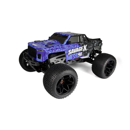 HPI Savage X 4.6 GT-6 RTR 1/8 4x4 Off-Road Nitro Monster Truck (Blue) HPI160585