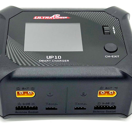 Ultra Power UP10 AC 100W DC 2X100W Dual Port Multi-Chem Smart Charger UPTUP10