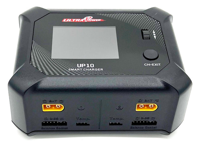 Ultra Power UP10 AC 100W DC 2X100W Dual Port Multi-Chem Smart Charger UPTUP10