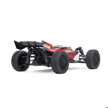 Arrma Typhon Grom MEGA 4WD 380 Brushed 1/18 Buggy RTR Red/White ARA2106T2