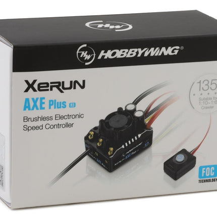 Hobbywing Xerun AXE R3 Waterproof Rock Crawler Sensored Brushless ESC (2-6S)