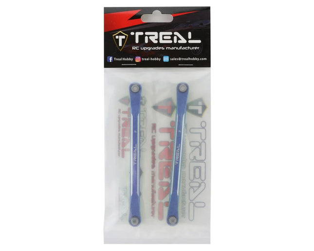 Treal Hobby Aluminum Front Suspension Camber Links for Traxxas Sledge (Blue) (2)
