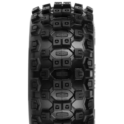 Pro-Line Badlands MX SC Tires w/Raid Wheels Black Electric (M2) w/12mm Hex