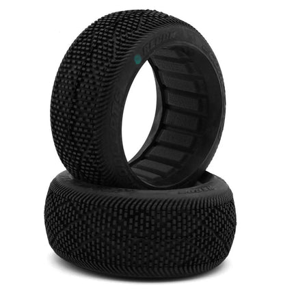JConcepts 4010-02 Recon 1/8 Off-Road Buggy Tires (2) (Green) JCO401002