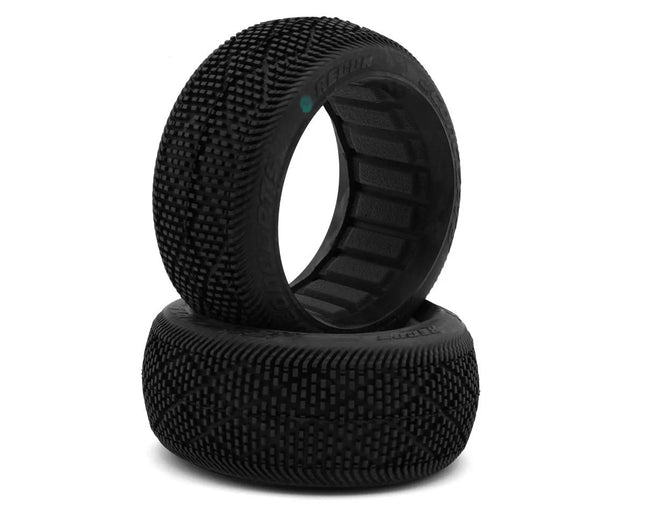 JConcepts 4010-02 Recon 1/8 Off-Road Buggy Tires (2) (Green) JCO401002