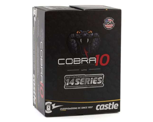 Castle Creations Cobra 10 6S 1/10 Brushless Combo w/1406 Sensored Motor (4600kV)