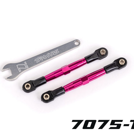 Traxxas 2445P Toe links Front Tubes pink-anodized TRA2445P