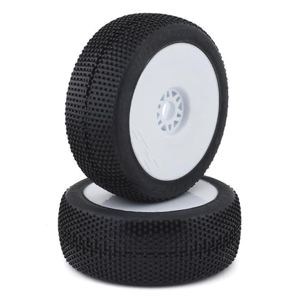 Pro-Line Hole Shot 2.0 Pre-Mounted 1/8 Buggy Tires (White) (S3)
