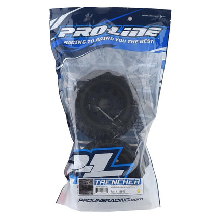 Pro-Line Trencher X MX38 3.8" Tire w/Raid 8x32 Wheels Black M2 w/Removable Hex