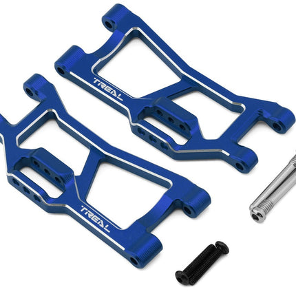 Treal Hobby Aluminum Rear Lower Suspension Arm Set Traxxas Mini Maxx Blue