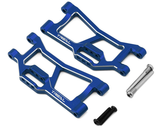 Treal Hobby Aluminum Rear Lower Suspension Arm Set Traxxas Mini Maxx Blue