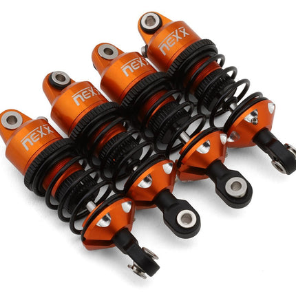 NEXX Racing 60mm Aluminum Threaded Shocks Mini Slash/4-Tec Drift Orange
