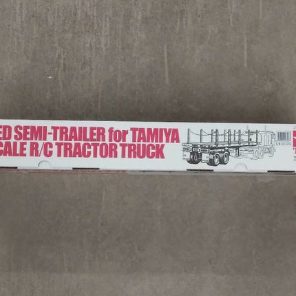 Tamiya 1/14 Semi Truck Flatbed Trailer TAM56306 NEW!!