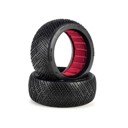 AKA Reverb 14039QR 1/8 Buggy Tires (2) (Super Soft - Long Wear) AKA14039QR