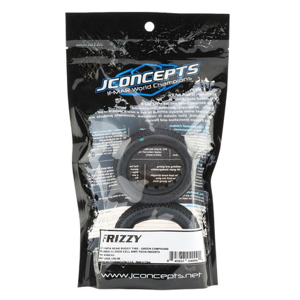 JConcepts 4185-02 Frizzy 2.2" Rear Buggy Tires (2) (Green) JCO418502