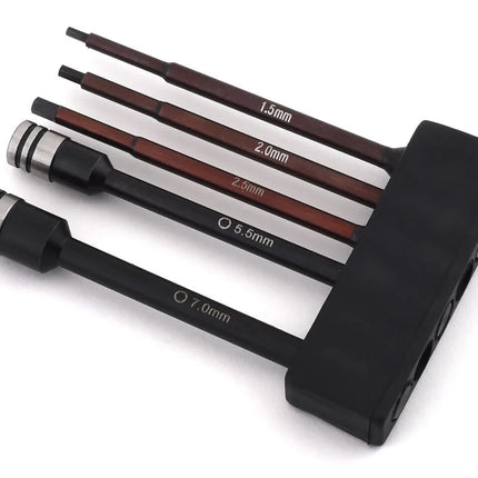 ProTek RC TruTorque 5-Pc 1/4 Hex/Nut Driver Set 1.5 2.0 2.5mm Hex/5.5 7mm Driver