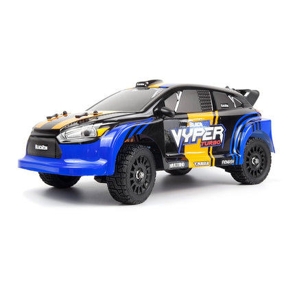 BlackZon Vyper RX Turbo 1/16 4WD 2S Brushless Rally Car - Blue/Orange BZN540284