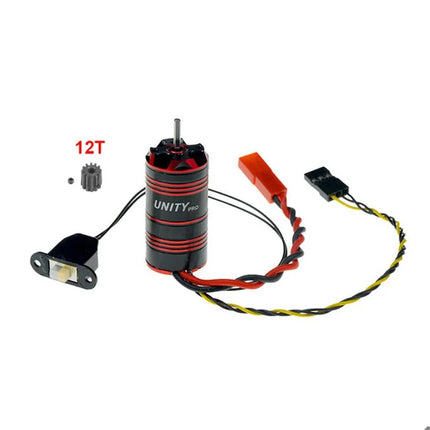 Furitek Unity Pro 3500KV 2in1 Micro FOC Brushless System RX for Redcat Ascent 18
