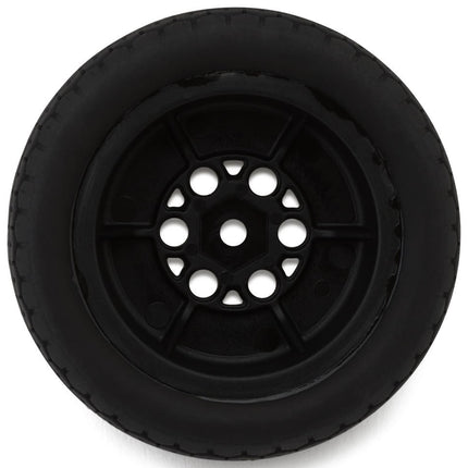Losi 22S Sprint Front Pre-Mounted Hoosier Tires (Chrome) (2) (Soft) LOS-2430