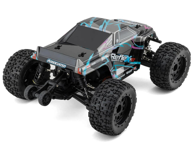 Team Associated Reflex 14MT RTR 4WD Brushless Monster Truck Combo Blue/Purple