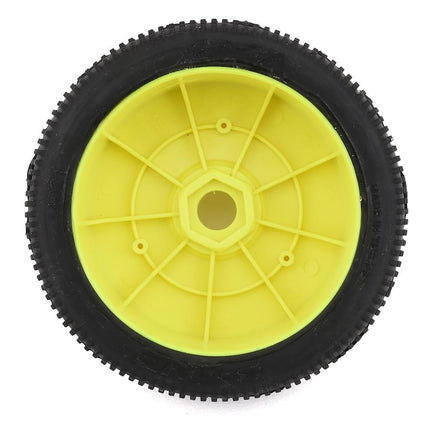 AKA P1 1/8 Buggy Pre-Mounted Tires (Yellow) Super Soft - Long Wear