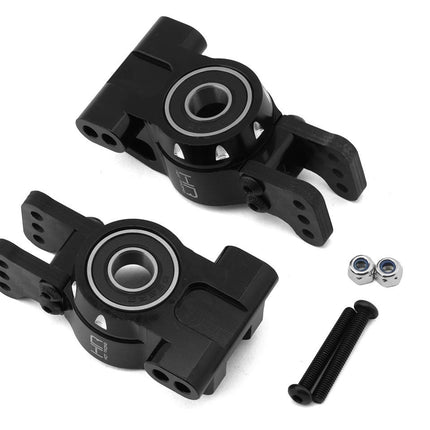 Hot Racing SLG22M01 Aluminum Rear Axle Carriers w/HD Bearings for Traxxas Sledge