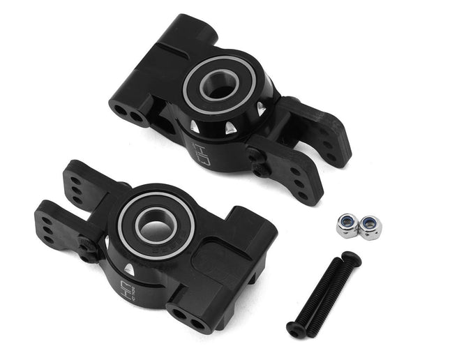 Hot Racing SLG22M01 Aluminum Rear Axle Carriers w/HD Bearings for Traxxas Sledge