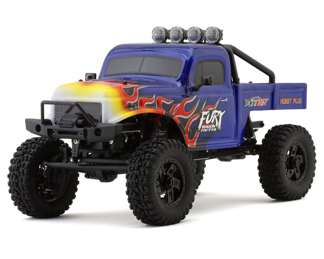 Furitek FX118 Fury Wagon 1/18 RTR Brushless Rock Crawler Blue FUR-2412 New!!