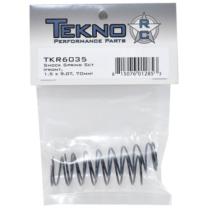 Tekno RC 70mm Front Shock Spring Set (Pink) (1.5 x 9.0T) (2) TKR6035