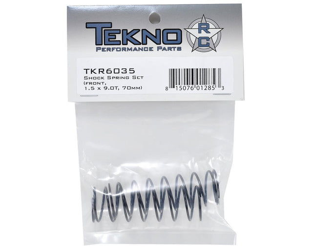 Tekno RC 70mm Front Shock Spring Set (Pink) (1.5 x 9.0T) (2) TKR6035