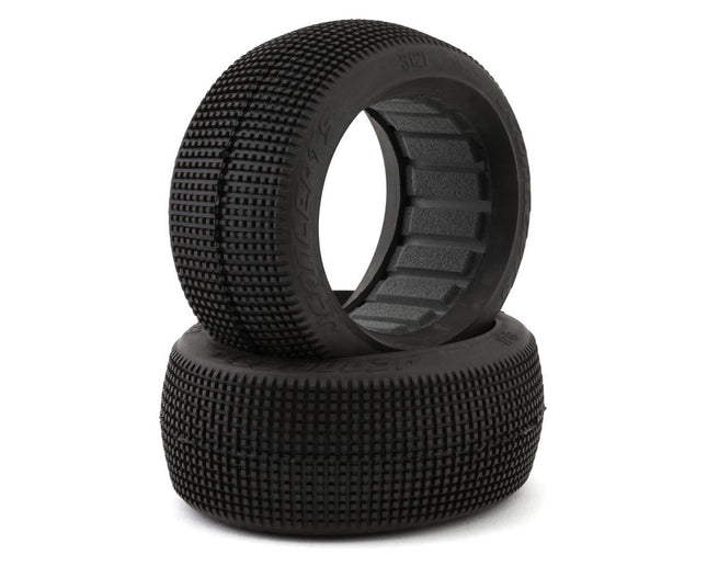 JConcepts 3121-02 Reflex 1/8 Buggy Tires (2) (Green) JCO312102