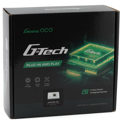 Gens Ace G-Tech Smart 3S Bundle w/3S 60C EC5 LiPo Battery (5300mAh) & iMars S100