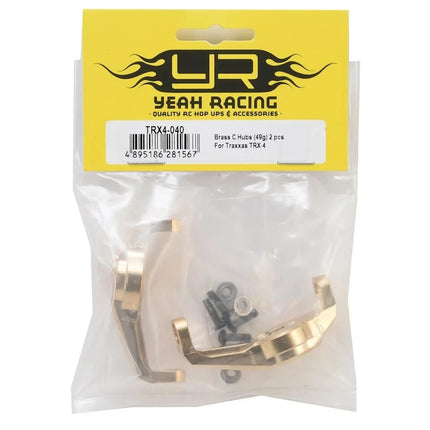 Yeah Racing Heavy Brass C Hubs for Traxxas TRX-4/TRX-6 (2) (49g)