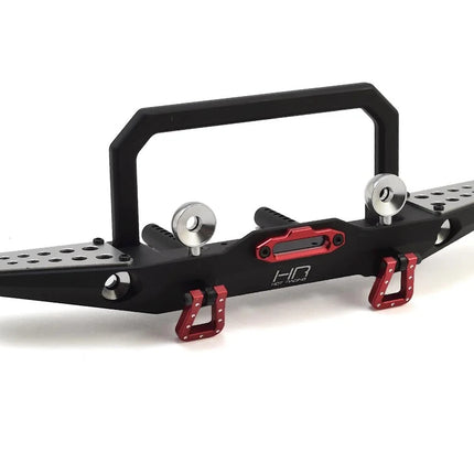 Hot Racing Aluminum Front Bumper w/Winch Mount & Light Buckets for Traxxas TRX-4