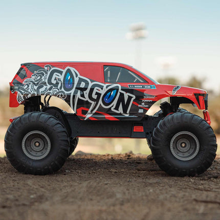 Arrma Gorgon 4x2 MEGA 550 Brushed Monster Truck RTR Red ARA3230ST2