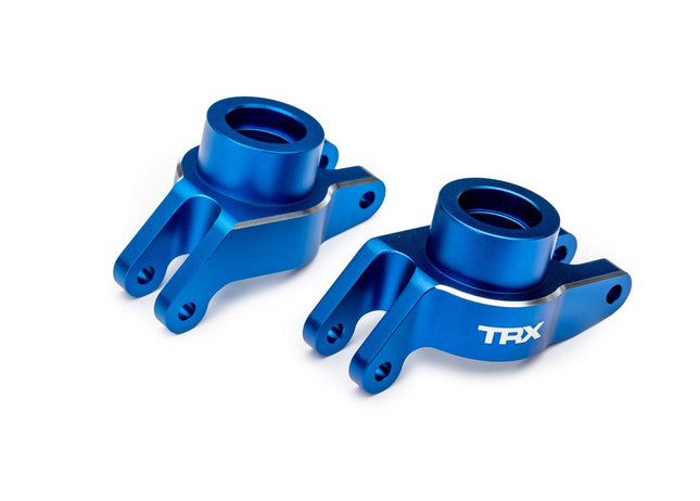 Traxxas 10252-BLUE Blue Aluminum Stub Axle Carriers (L&R) TRA10252BLUE