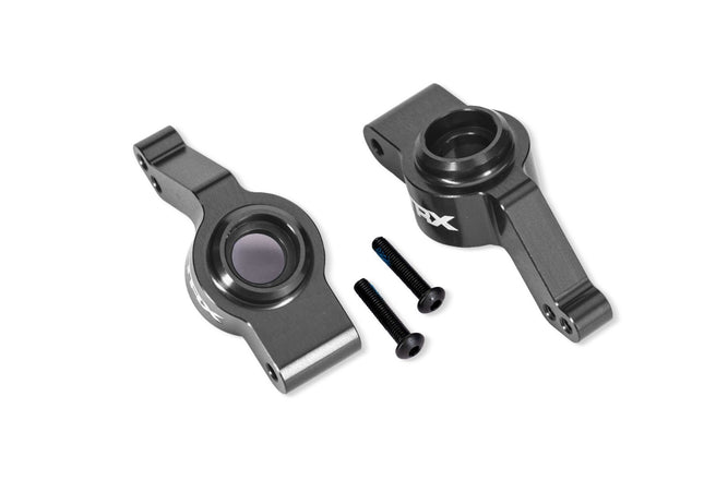 Traxxas 9065-Gray Aluminum Gray Stub Axle Carriers (L&R) TRA9065GRAY