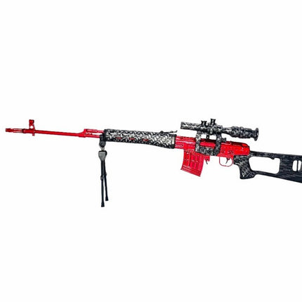 Goat Guns 1:4 Diecast Metal Special Edition Red Team SVD Sniper Rifle Model