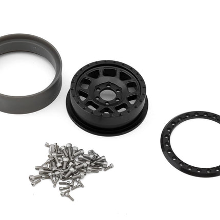 Vanquish Products 2.2" Battle Born Wheels Whiskey CNC Aluminum Crawler Beadlock 