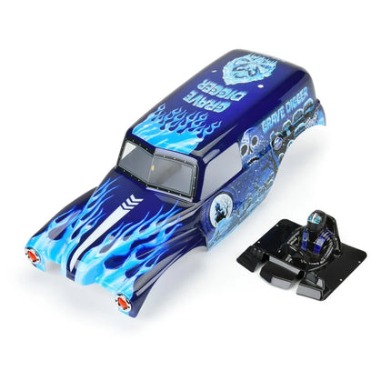 Pro-Line LMT 1/10 Grave Digger Ice Pre-Painted Body (Blue) PRO359313