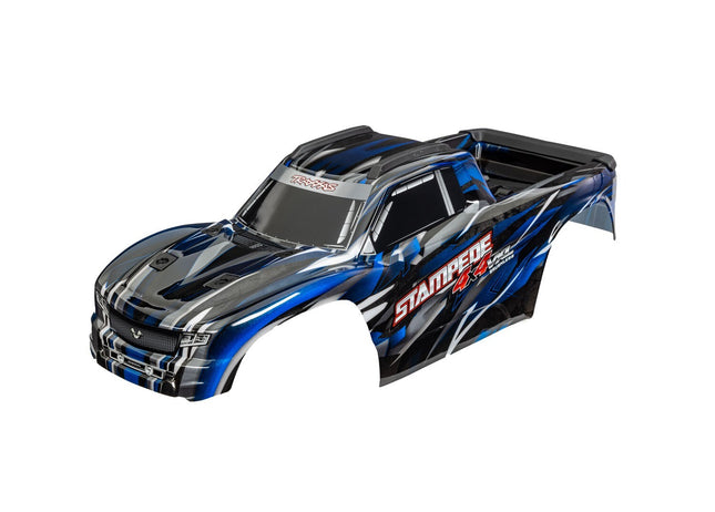 Traxxas Clipless Mount Body Stampede 4X4 VXL Brushless Blue TRA9014-BLUE