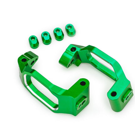 Traxxas 10232-GRN Aluminum Green Caster Blocks (L&R) TRA10232GRN