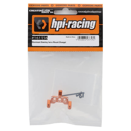 HPI Venture18 CNC-Machined Aluminum Steering Servo Mount (Orange) HPI161156