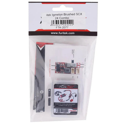 Furitek SCX24 Igmelon Brushed Motor/ESC Combo w/Motor Plate FUR-2077