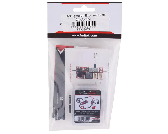 Furitek SCX24 Igmelon Brushed Motor/ESC Combo w/Motor Plate FUR-2077