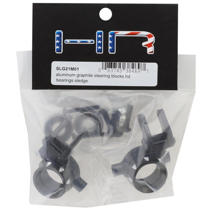 Hot Racing SLG21M01 Aluminum Steering Blocks w/HD Bearings for Traxxas Sledge