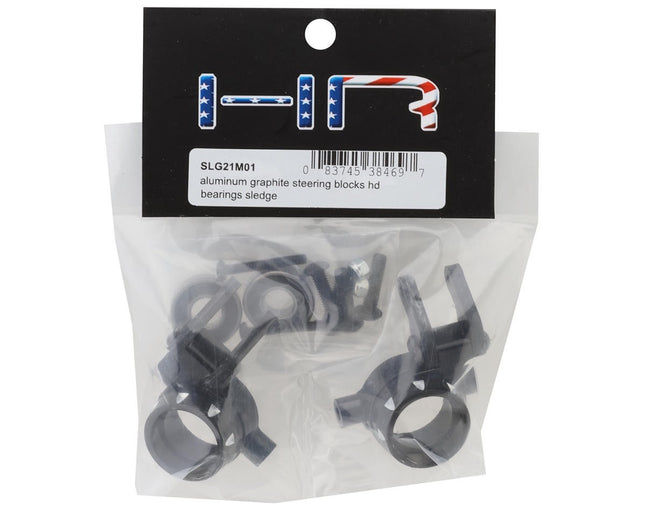 Hot Racing SLG21M01 Aluminum Steering Blocks w/HD Bearings for Traxxas Sledge