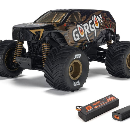 ARRMA Gorgon Grom 4x4 1/16 Scale RTR Brushed Monster Truck Bronze ARA2130T3