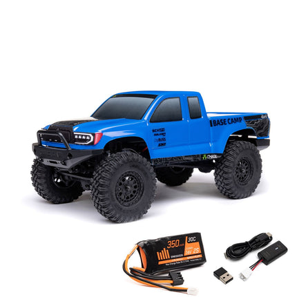 Axial SCX24 Base Camp 1/24 Scale Electric Brushed RTR Blue AXI1219T2